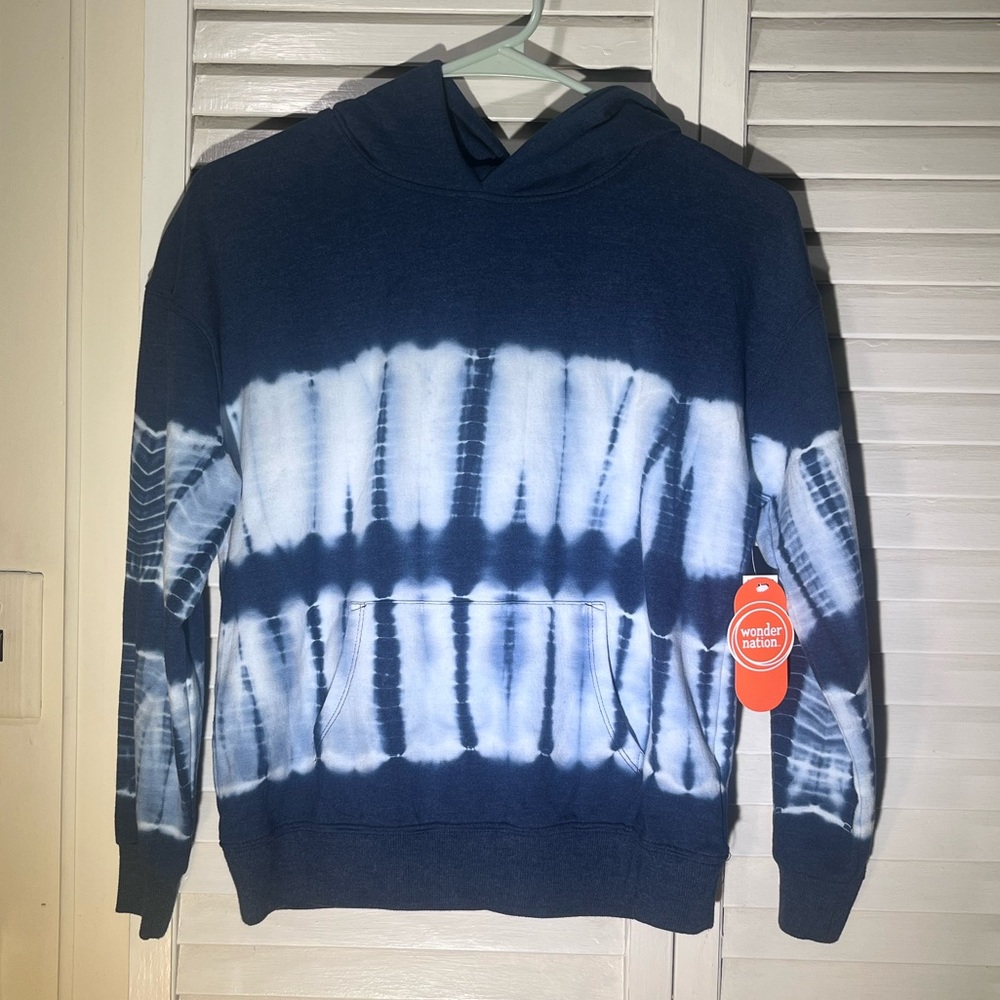 Girls Large 10/12 Wonder Nation light hoodie new with tag